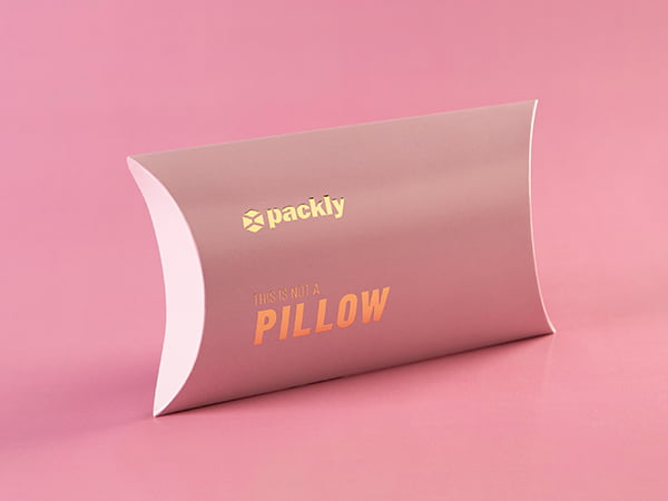 Pillow box for lingerie or small bon bons