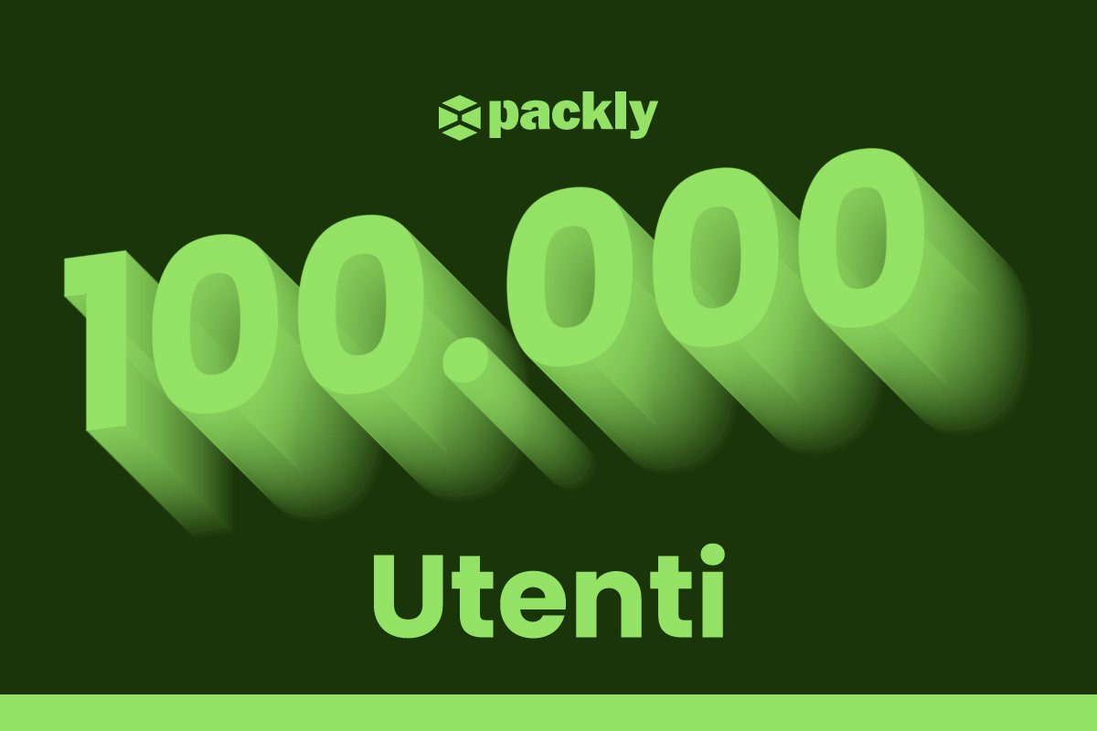 Packly raggiunge i 100 mila utenti